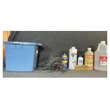 WD-40, Blue Pail, Brush, Drain Cleaner (2),