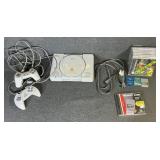 Play Station Powers On, (Missing Aux Cord)