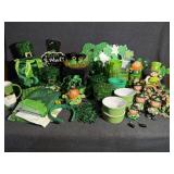 St.Patricks Day Decorations In A Tub