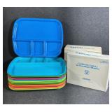 Plastic Eating Trays, Box Of Plastic Knives (2)
