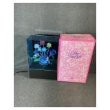 Fiber Optic Floral With Music Box (Taken Out Of