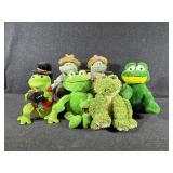 Frog Wall Art, Plush Frogs