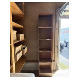 Wooden shelving unit