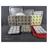 Baking Sheets (3) Muffin Pans (7) Cooling racks