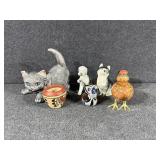 Ceramic Dog Figurines, Ceramic Bird