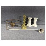 Metal Candlestick Holders(2), Ceramic C