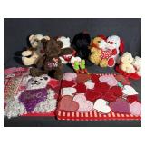 Valentine Plush, Valentine Pencils& Placements