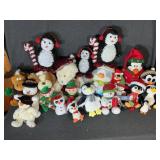 Plush Bears, Snowmen, Reindeer and More