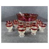 Punch Bowl, Cups (12)