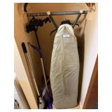 Ironing Board, Swiffer Mop, DirtDevil Broom Vac,