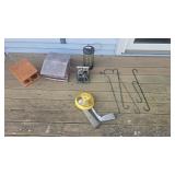Bird Feeders (4), Bird House, Hooks (5)
