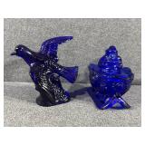 Mosser Cobalt Blue Flying Bird, Westmoreland