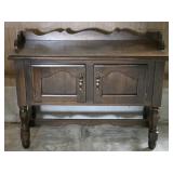 Buffet w/ Scalloped Back splash and Baluster legs