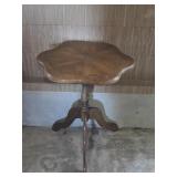 Wavy Edge Wooden Plant Stand