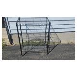 Metal Shelving With Plexi Glass Covers