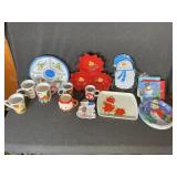 Christmas Dishes, Plates, Napkins, Ornaments