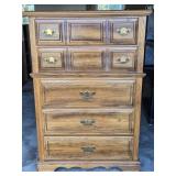 5 Drawer Wooden Dresser