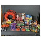 Halloween Themed Items In A Tub