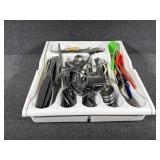 Stainless steel cutlery w/ organizer