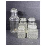 Glass canisters
