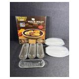 Nordic Ware Sizzlin Skillet, Corn Holders (7)