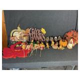 Tub Of Fall Decorations