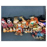 Tub of Fall Themed Decorations