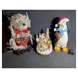 Fiber Optic Penguin, Fiber Optic Gingerbread House