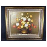 Floral Handpainted Canvas
