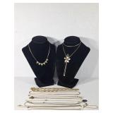 Gold Toned Necklaces(12)