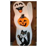 Halloween Blow Mold Light Up Ghost