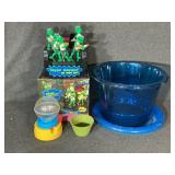 Green Machine The Frog Band Toy (2), Blue plastic
