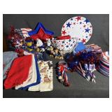 Patriotic Tub of Decorations