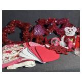 Valentines Decorations In A Tub