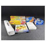 Assorted Aluminum Plastic Bags and Clear Wrap