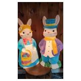 MR & MRS Easter Bunny Blow Molds
