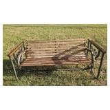 Wooden Glider Swing