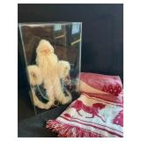 Collectible Santa Figurine With Green Coat,