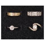 14k Ring, .925 Rings(2), Sterling Ring