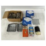 Keyless Porcelain Lampholders, Dryer/Stove plugs