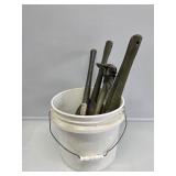 Bucket with Army Tools