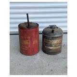 Gas Can and Oil Can