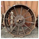 2 Large Steel Wheels