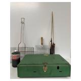 Coleman Propane, Grill Basket, Tiki Candles(2),