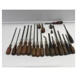 Wooden Handles Screwdrivers