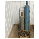 Acetylene Torches w/ Tank & Cart