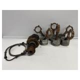Pistons Attached to Connecting Rods, Crankshaft