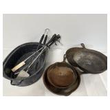 Roaster ( No Lid) , Grill Tools, Cast Iron Pans
