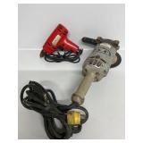 Portable Electric Sander, 3/8 Drill