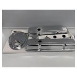 Chrome Valve and Timing Chain Covers